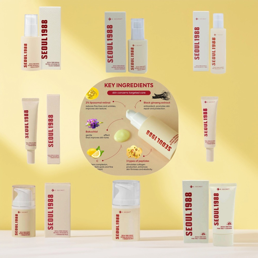 Luxury Skincare Brands - Set Coreano Seoul 1988 con Crema
