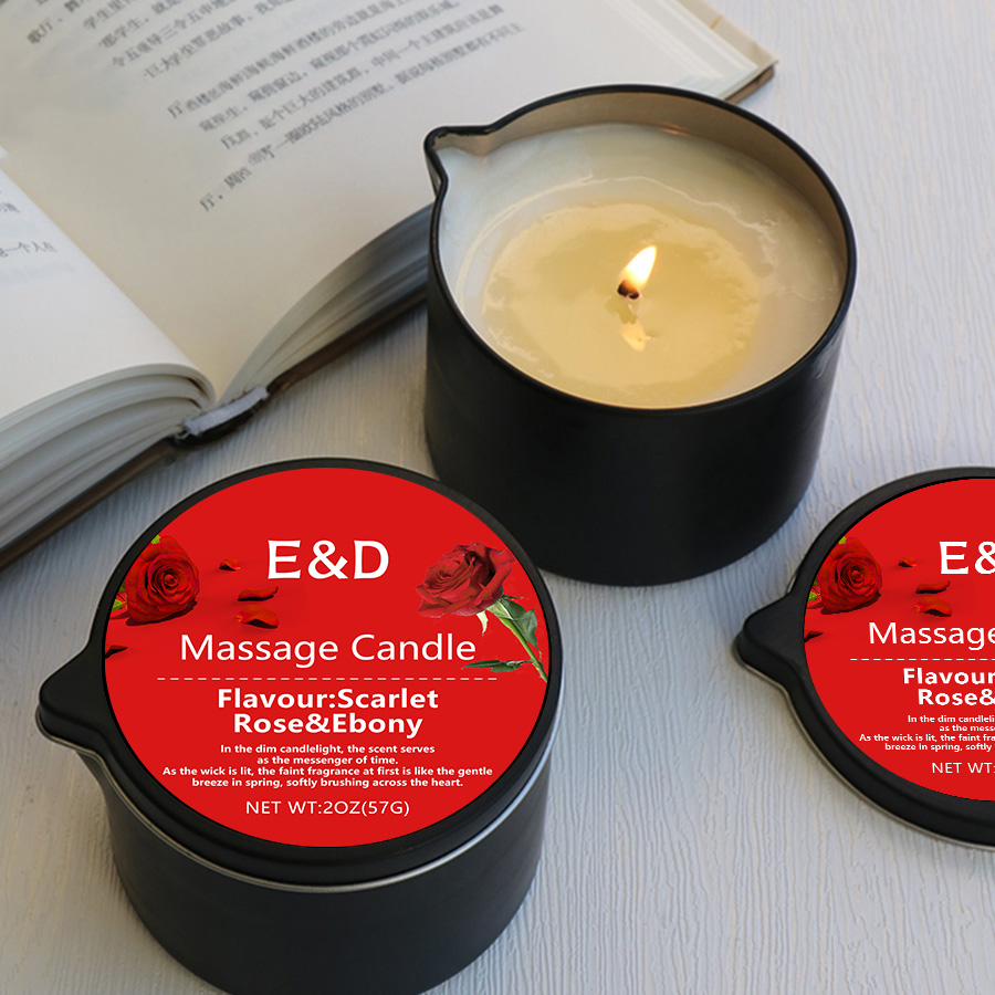 Luxury Skincare Oil - Candela all'olio da massaggio, per alleviare