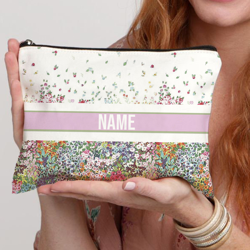 Luxury Skincare Brands - Borsa cosmetica con nome personalizzato borsa