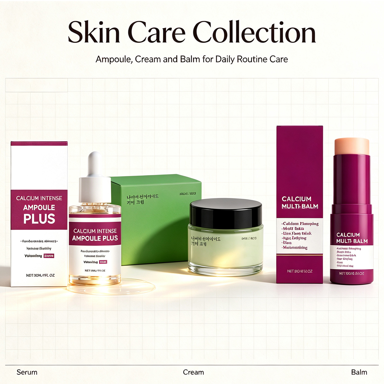 Luxury Skincare Brands - Siero Viso Idratante Calcium Ampoule Plus